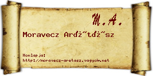 Moravecz Arétász névjegykártya